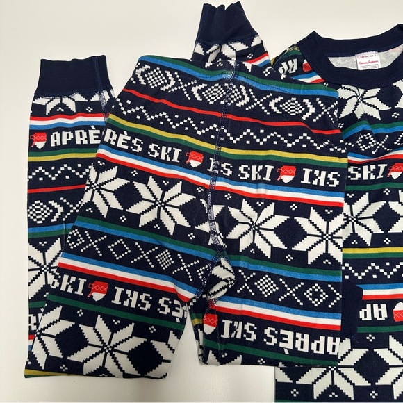 HANNA ANDERSSON size 120 6-7 Apres Ski Long John Pajamas EUC - Picture 5 of 5